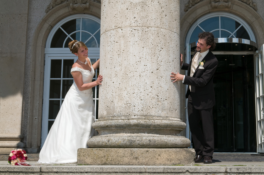 Hochzeitsfotografie im Aachener Kurpark, Casino Aachen und Hotel Quellenhof