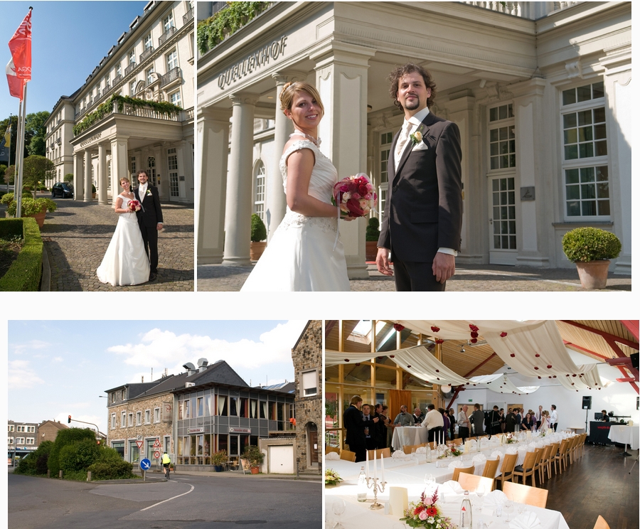 Hochzeitsfotograf Aachen: Hotel Quellenhof